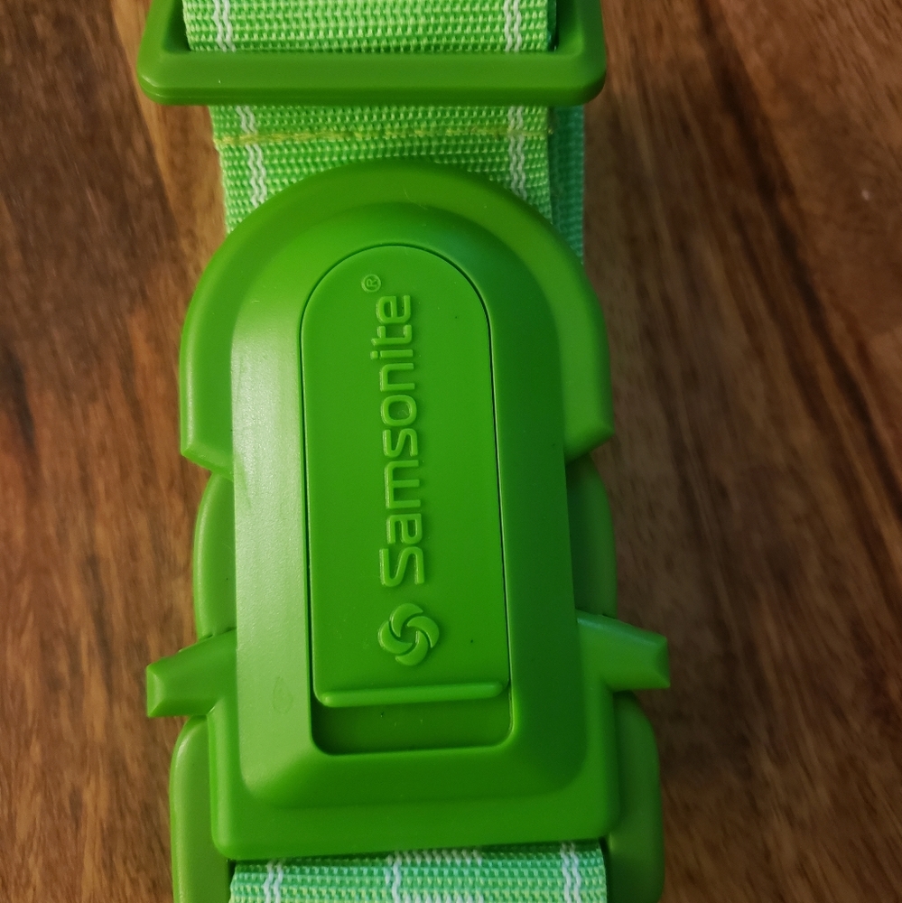 Luggage Strap Suitcase Belt - Adjustable Green
